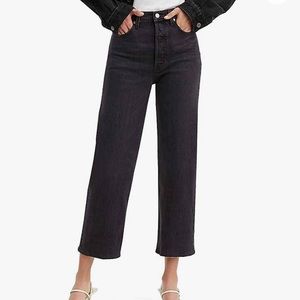 Levi’s Women’s Premium Ribcage Straight Ankle Jeans